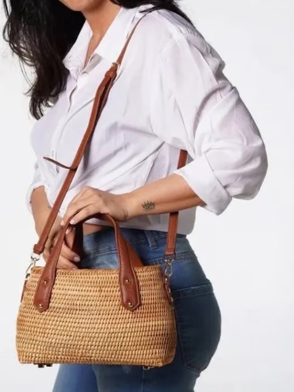 Civico 93 Italy Woven Structure Handbag